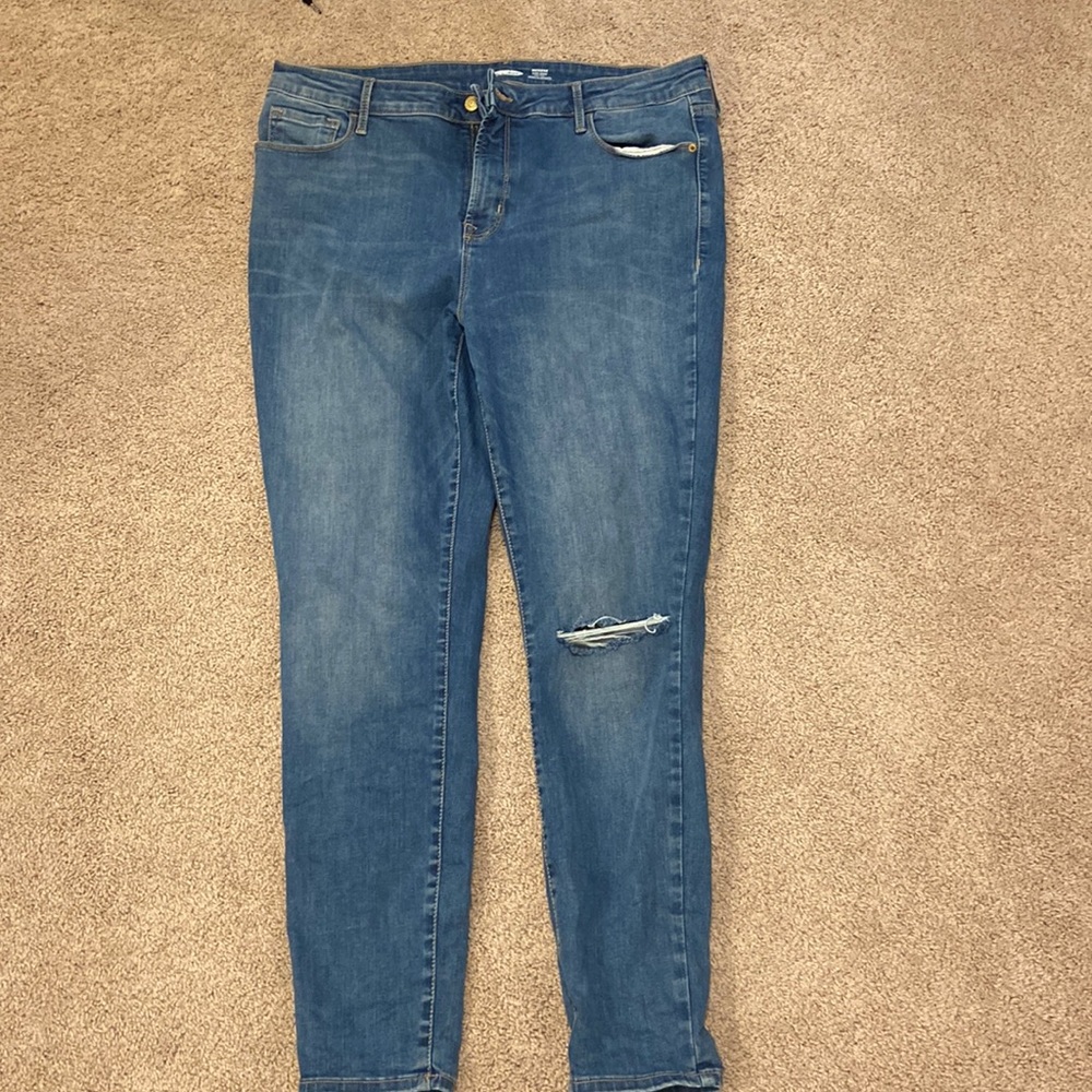 Old navy jeans. Rockstar super skinny style. size 15